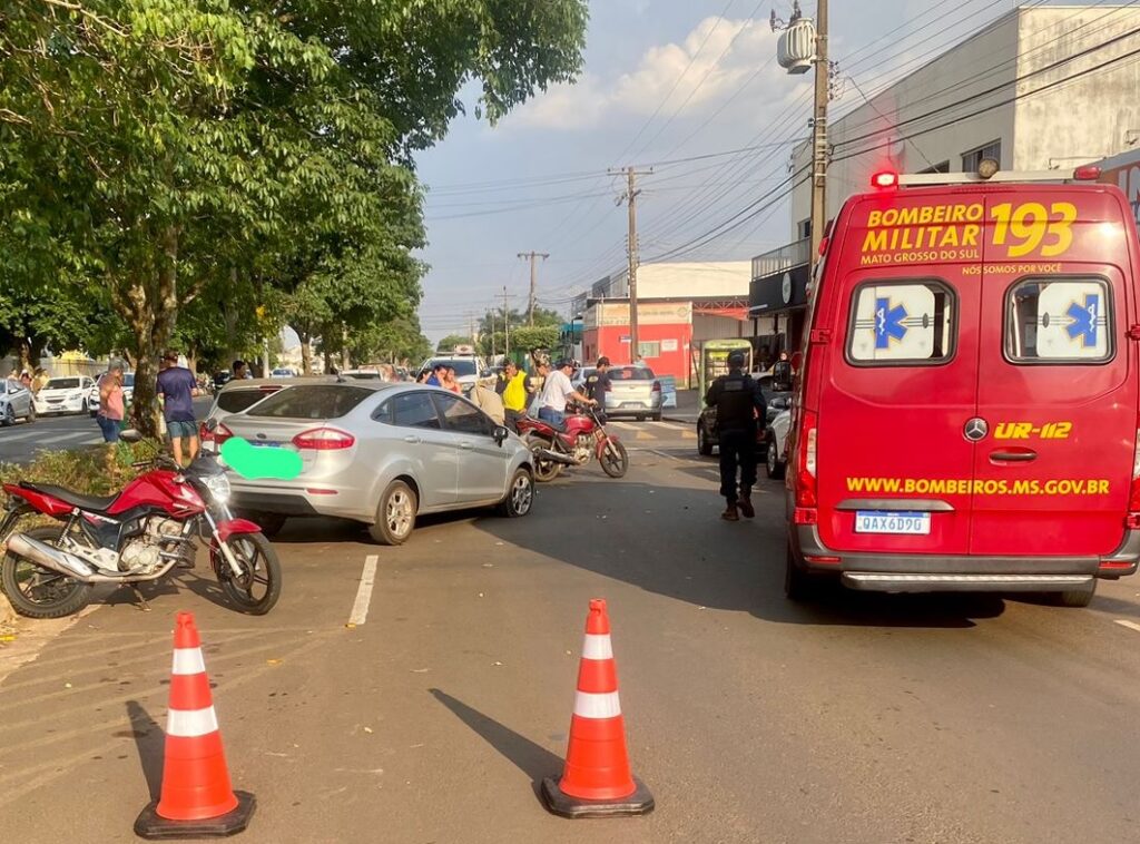 Falta De Aten O Ao Sair Ve Culo Deixa Motociclista Ferida Em